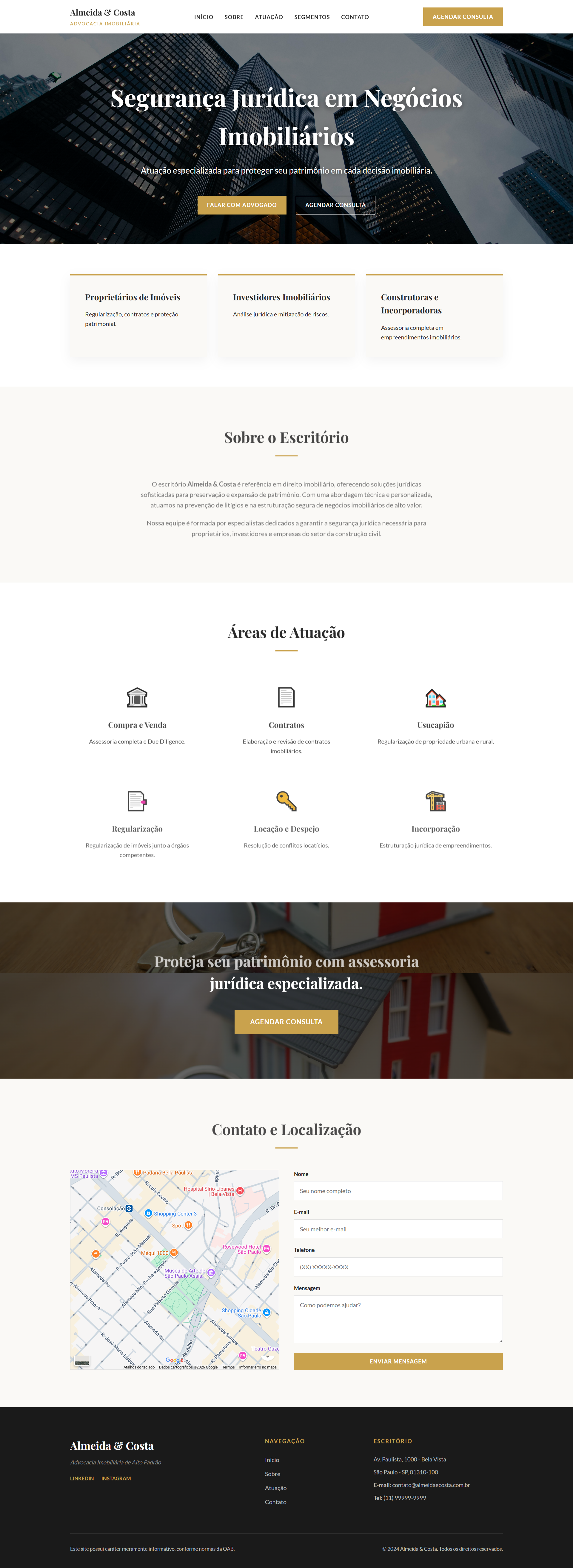 Landing Page Imobiliária